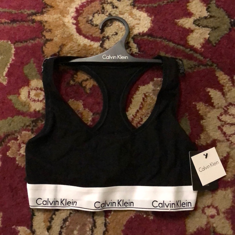 NWT // Calvin Klein Bralette // Black // Medium